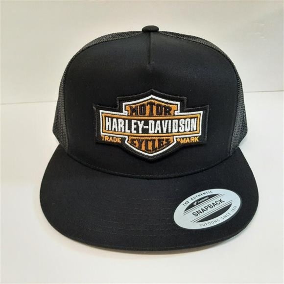 Harley Davidson Retro Vintage Style Patch Hat Cap Trucker Mesh HD Biker Gear main image 6